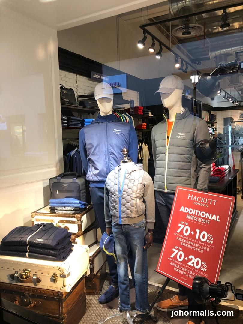 Aston Martin and Hackett London Store Display