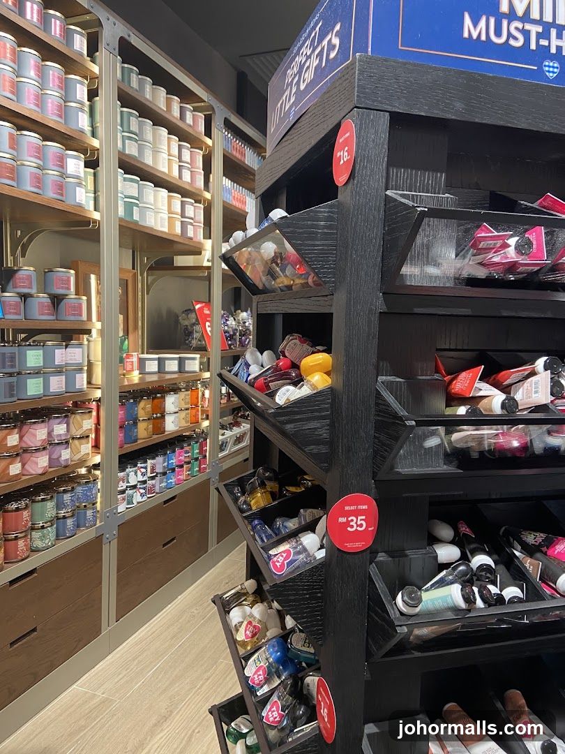Candles and Hand Sanitizers Display