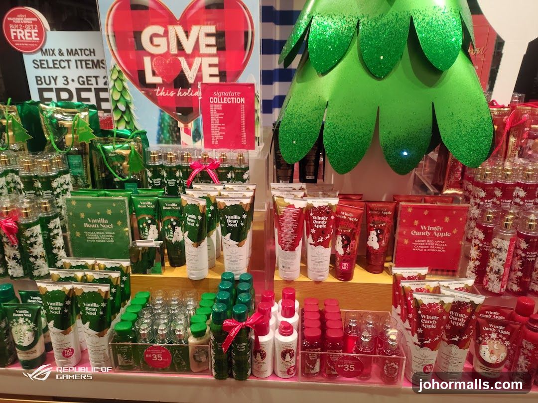 Holiday Themed Bath and Body Products