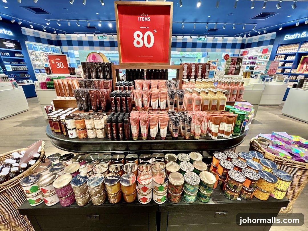 Bath & Body Works Store Display