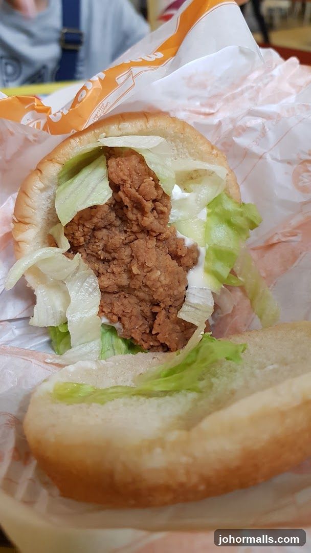 Burger with Lettuce and Sauce