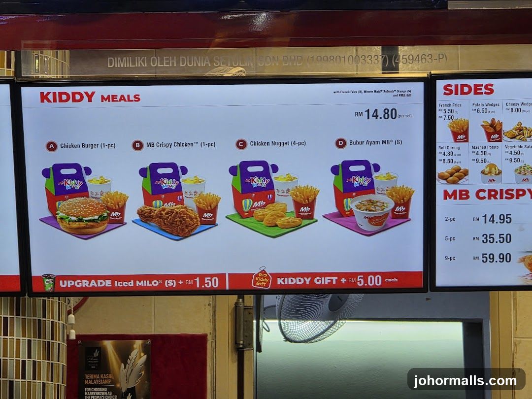 Kiddy Meals & Sides