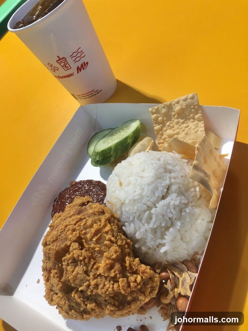 Fried Chicken Meal with Drink