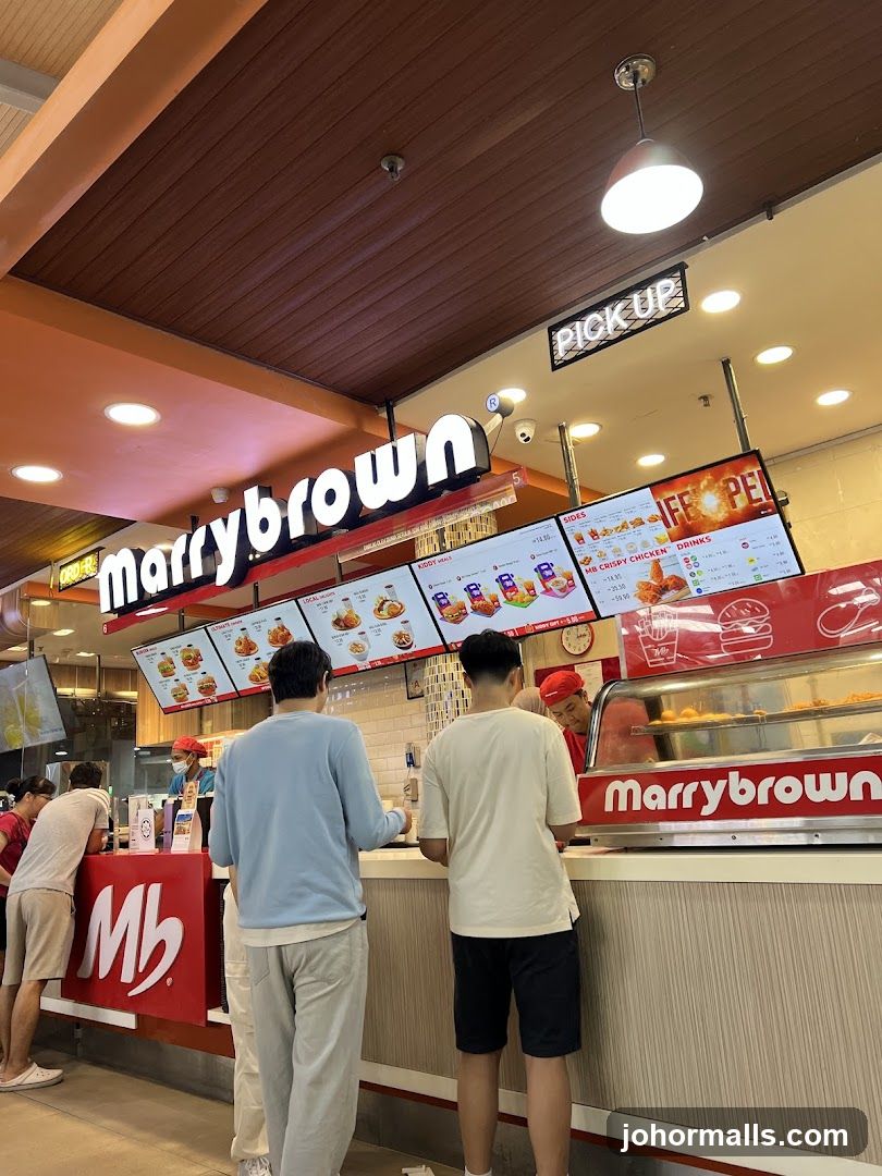 Marrybrown Fast Food Counter