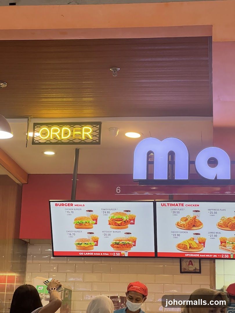 Burger and Chicken Menu