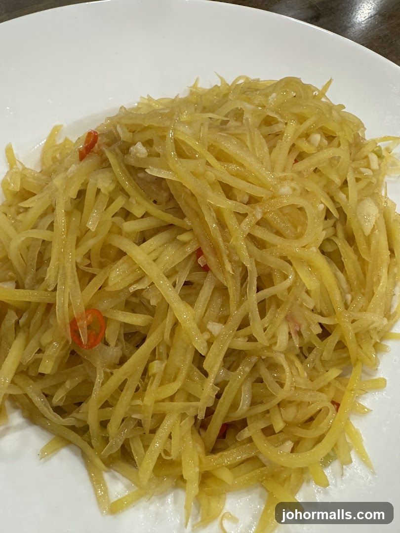 Shredded Potato Stir-fry
