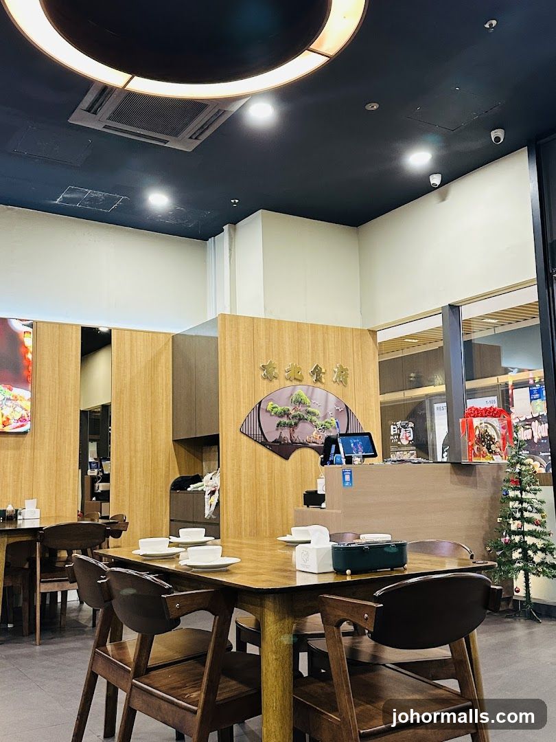 Restaurant Interior with Dining Tables