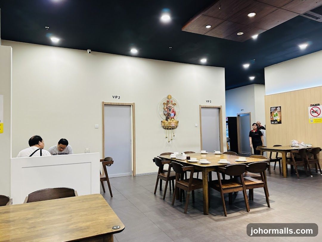 Restaurant Interior with VIP Rooms
