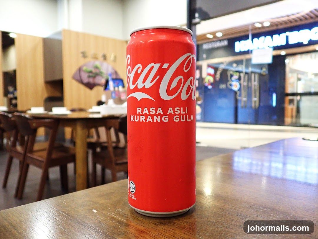 Coca-Cola Can in Restaurant