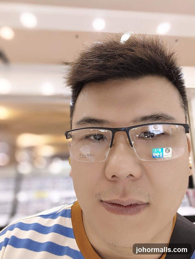 Man wearing glasses