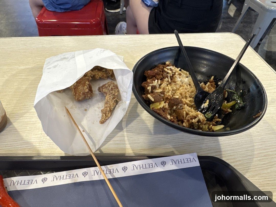 Fried Chicken and Rice Dish