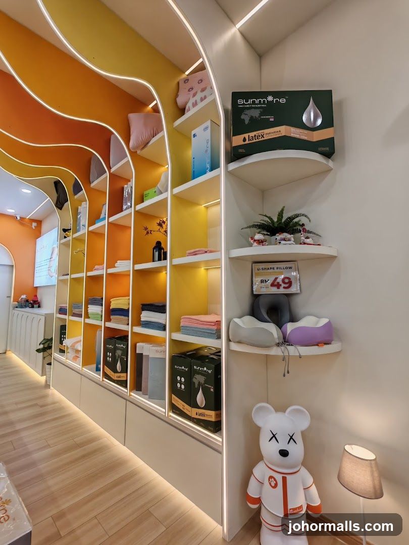 Store Interior with Shelving