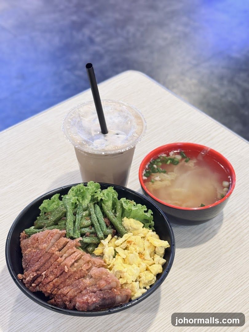 Meal with Drink and Soup