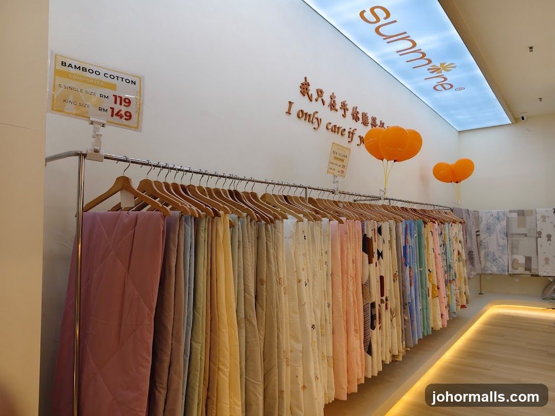 Comforters on Display