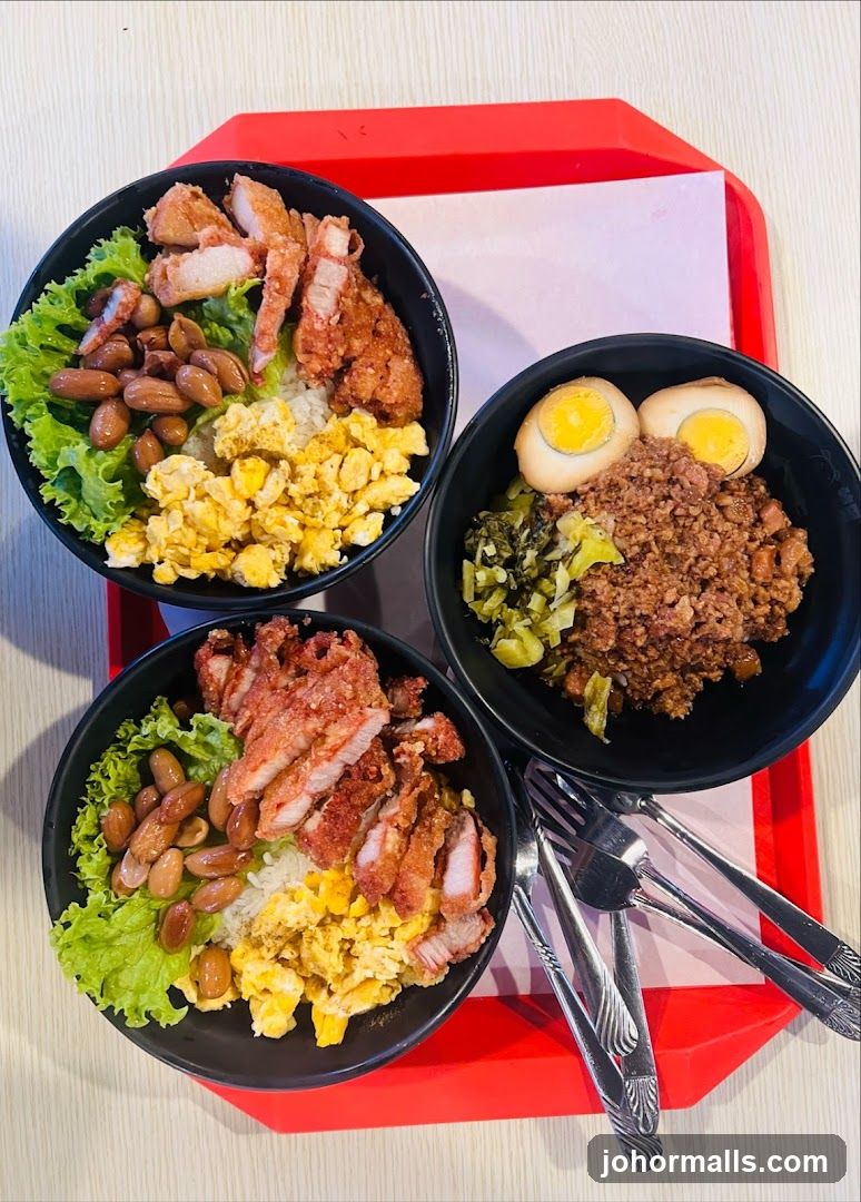 Three Bowls of Food