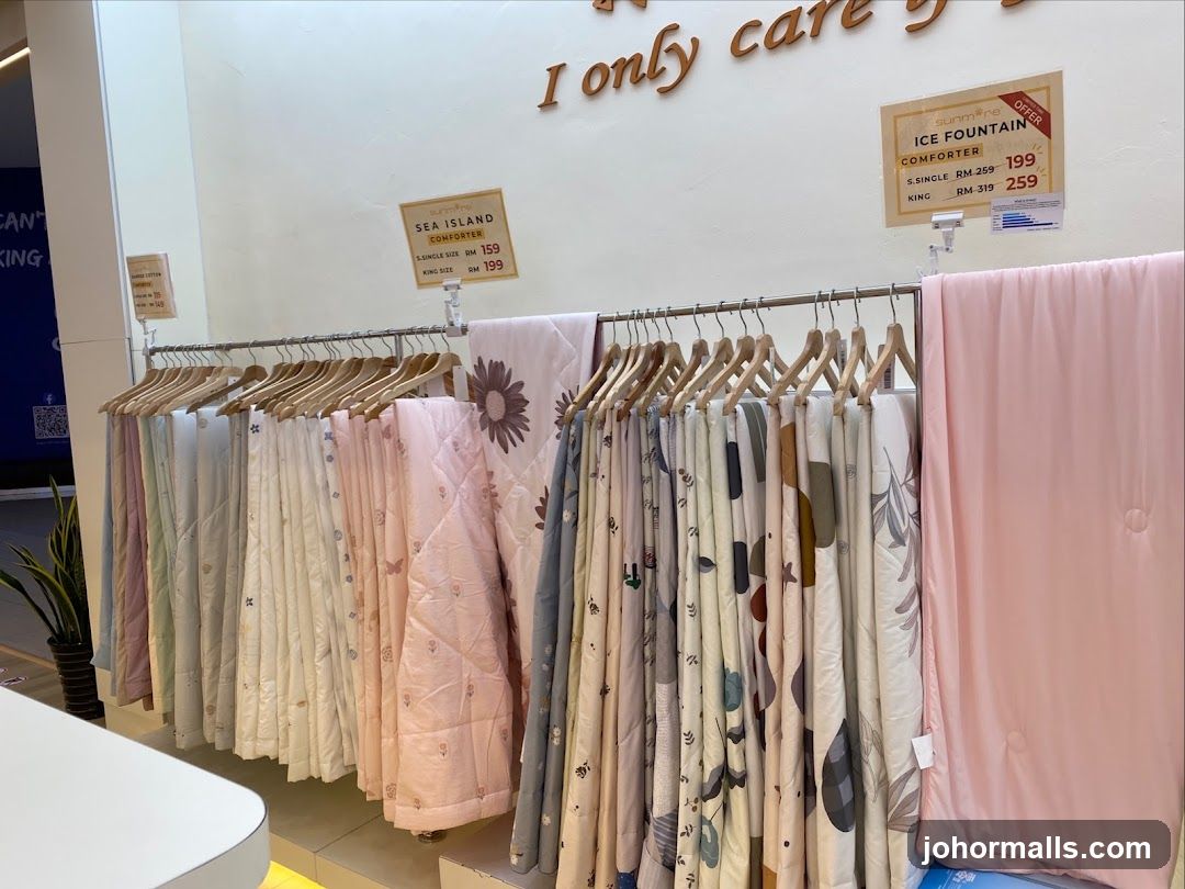 Comforters on Display
