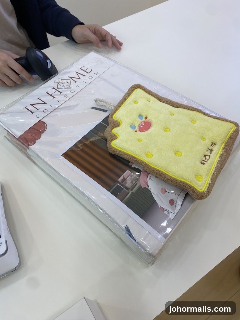 In Home Collection Item with Cartoon Toast Design