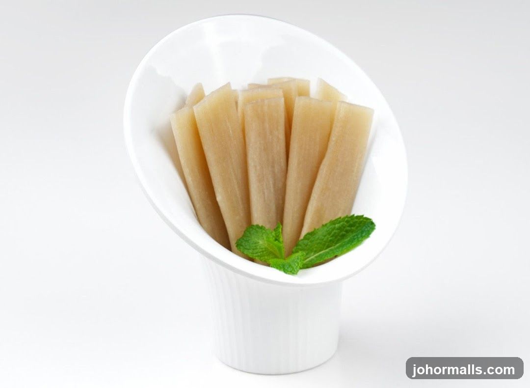 Sliced Bamboo Shoots with Mint