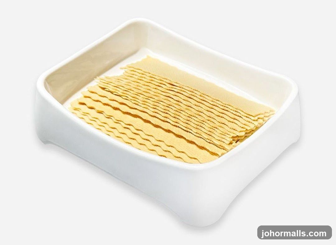 Thin Noodles in a White Dish