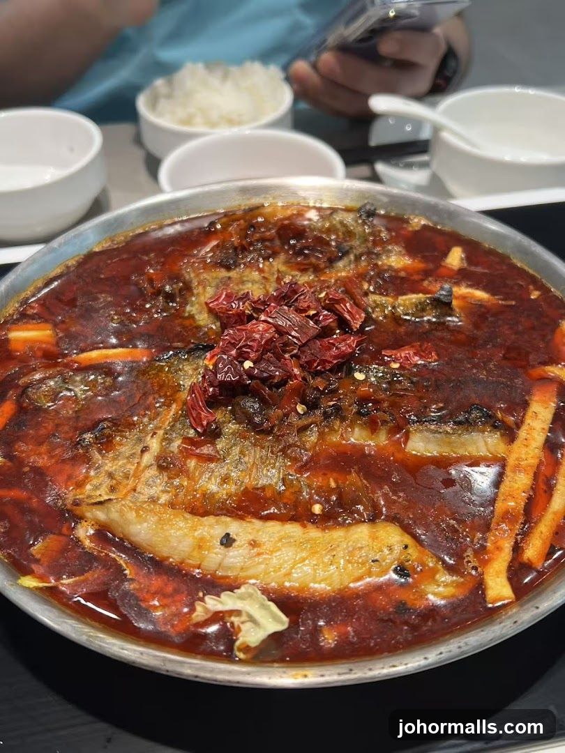 Spicy Fish Dish with Rice