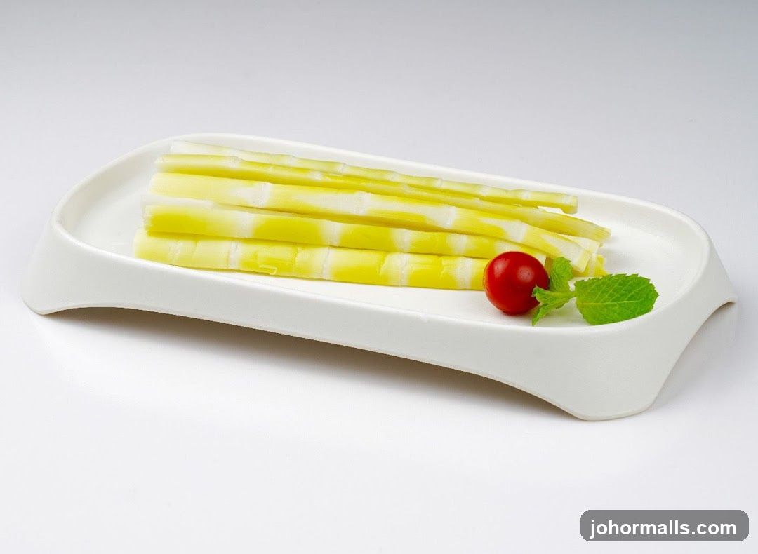 Bamboo Shoots with Cherry Tomato and Mint