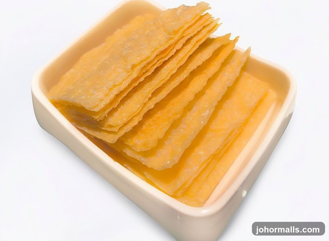 Thinly Sliced Yellow Food