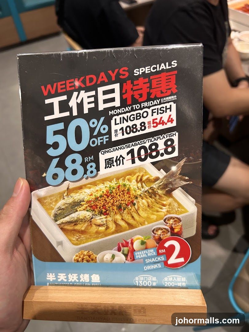 Weekday Specials Flyer