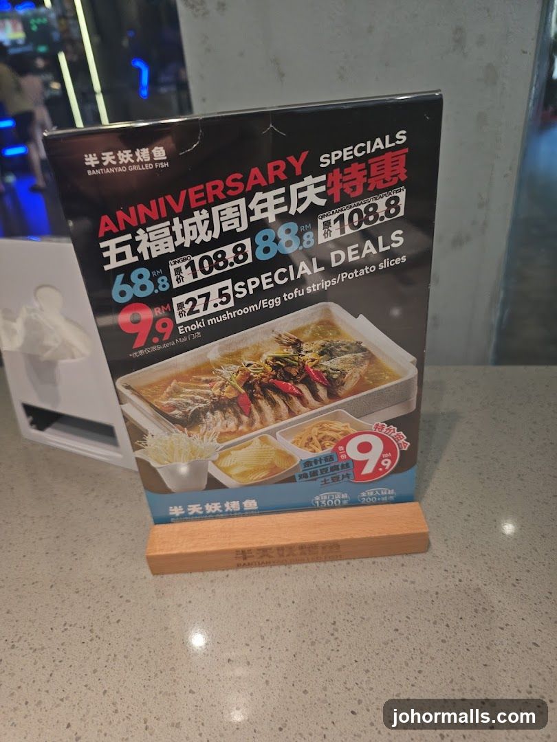 Bantiayao Grilled Fish Anniversary Specials