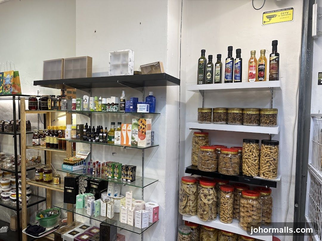 Store Shelves with Products