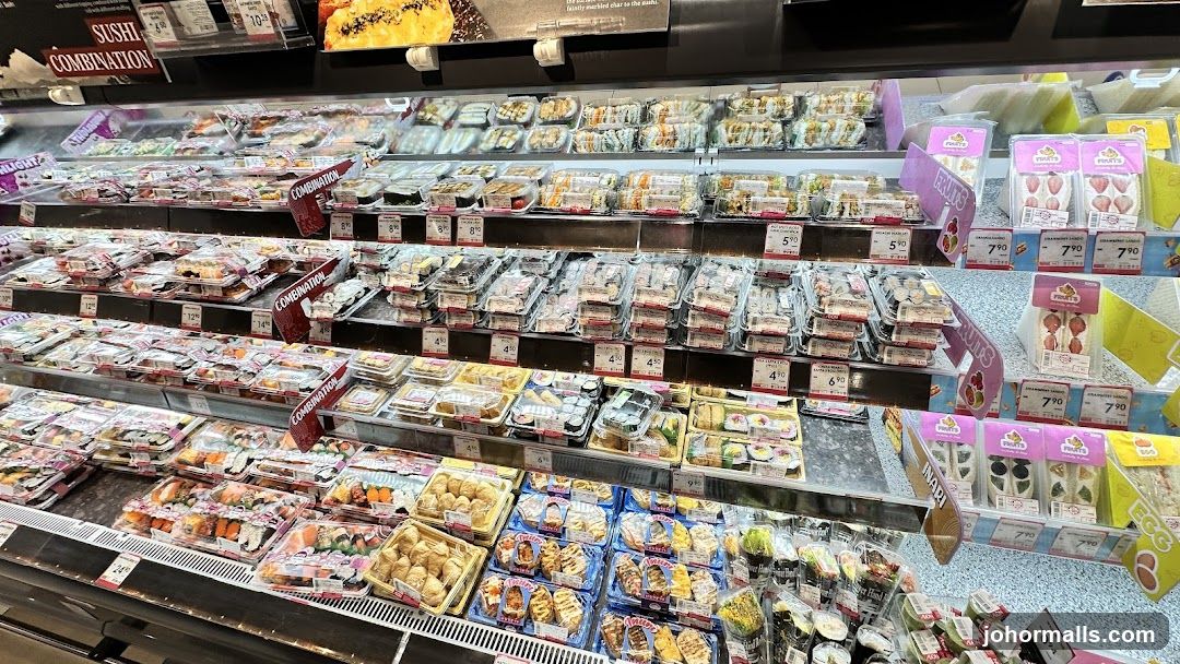 Sushi and Sandwiches Display