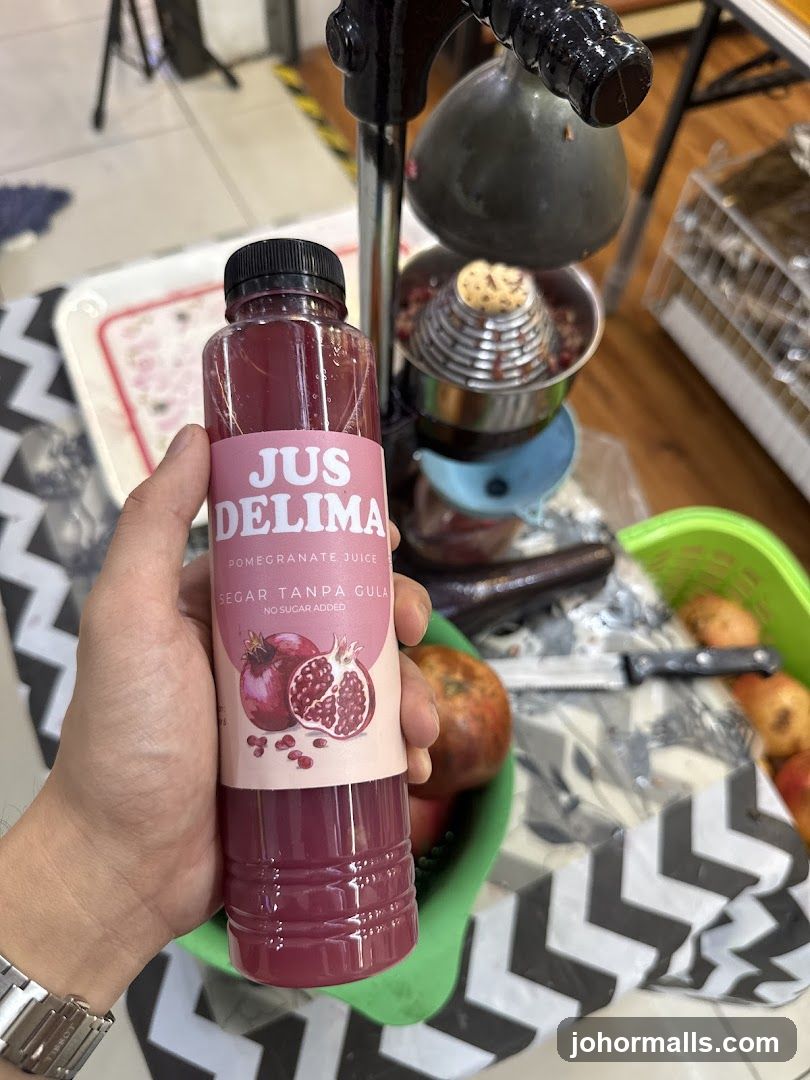Pomegranate Juice Bottle