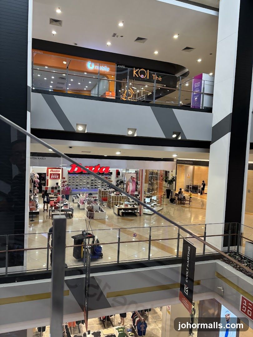 Mall Interior with Shops