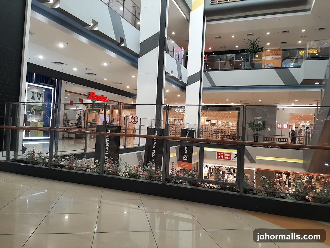 Mall Interior with Shops