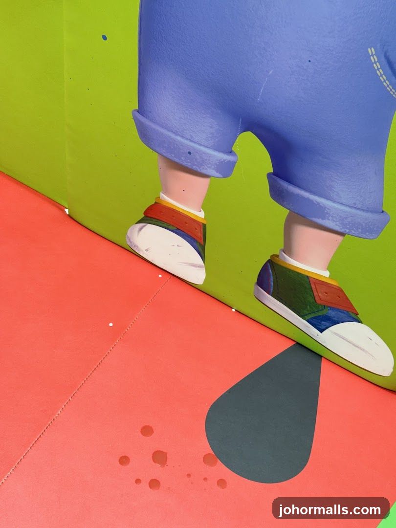 Cartoon Character's Legs and Feet