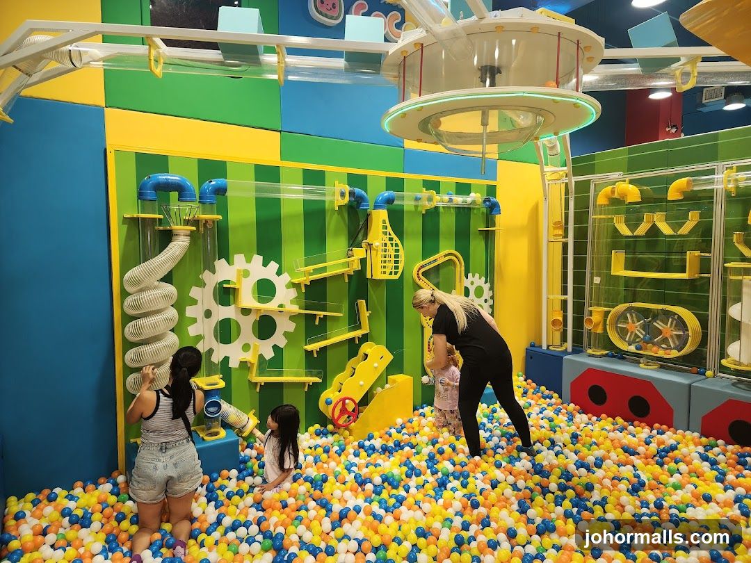 Children's Ball Pit with Interactive Play Structures