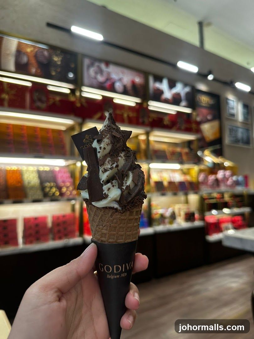 Godiva Ice Cream Cone