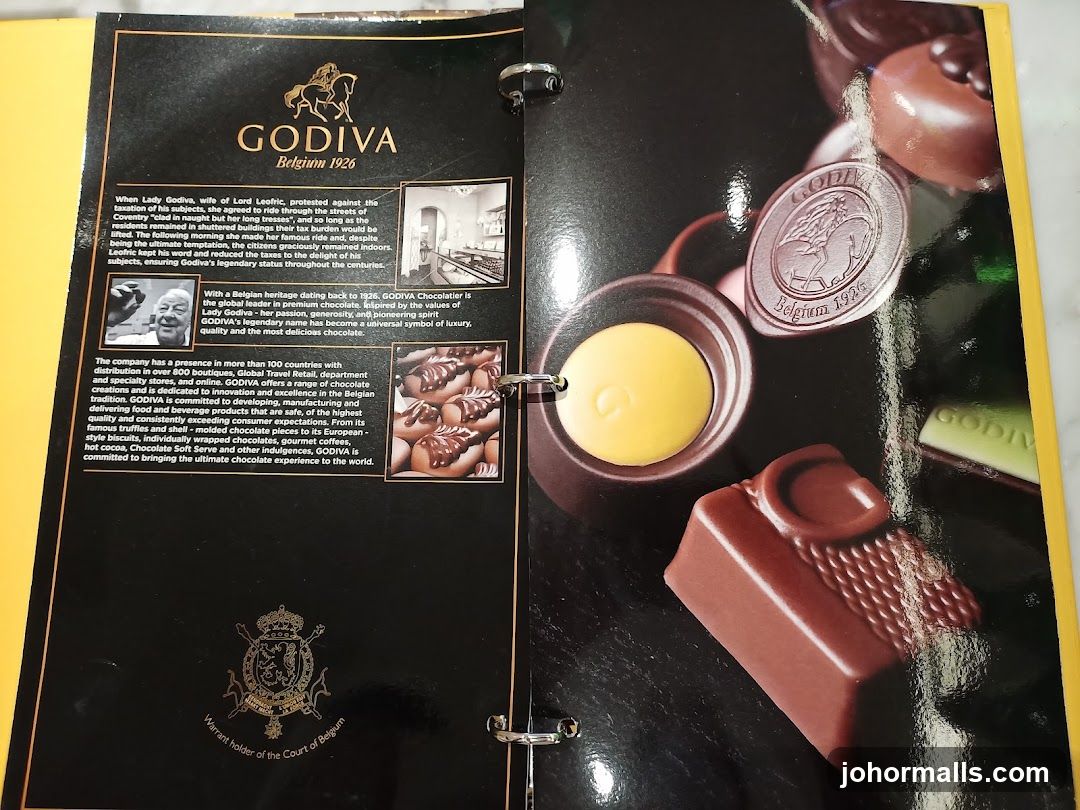 Godiva Chocolate Brochure