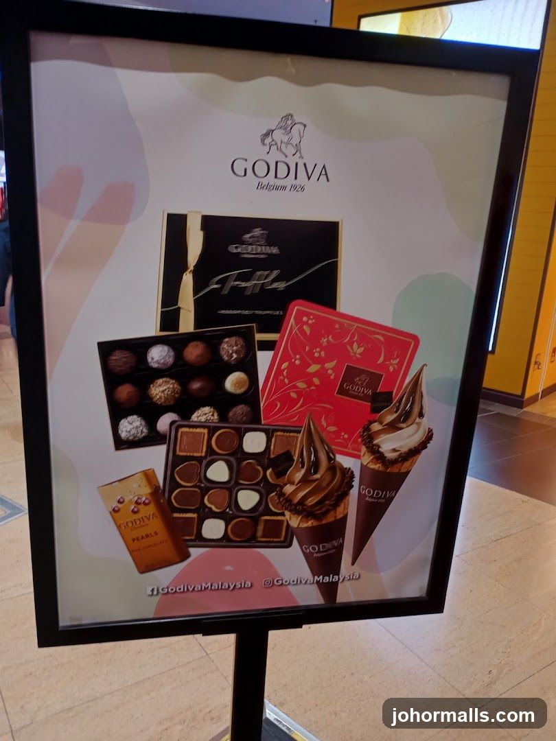 Godiva Chocolates and Ice Cream Advertisement