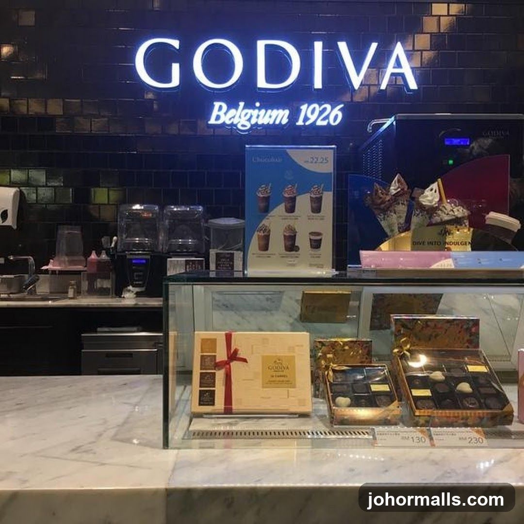 Godiva Chocolate Display