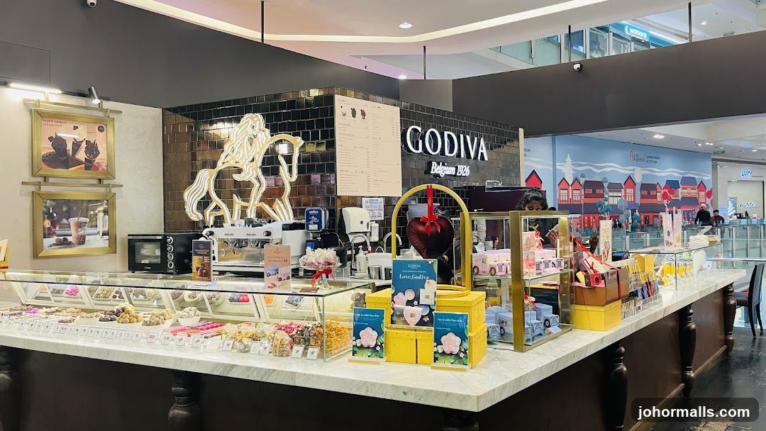 Godiva Chocolate Shop Counter