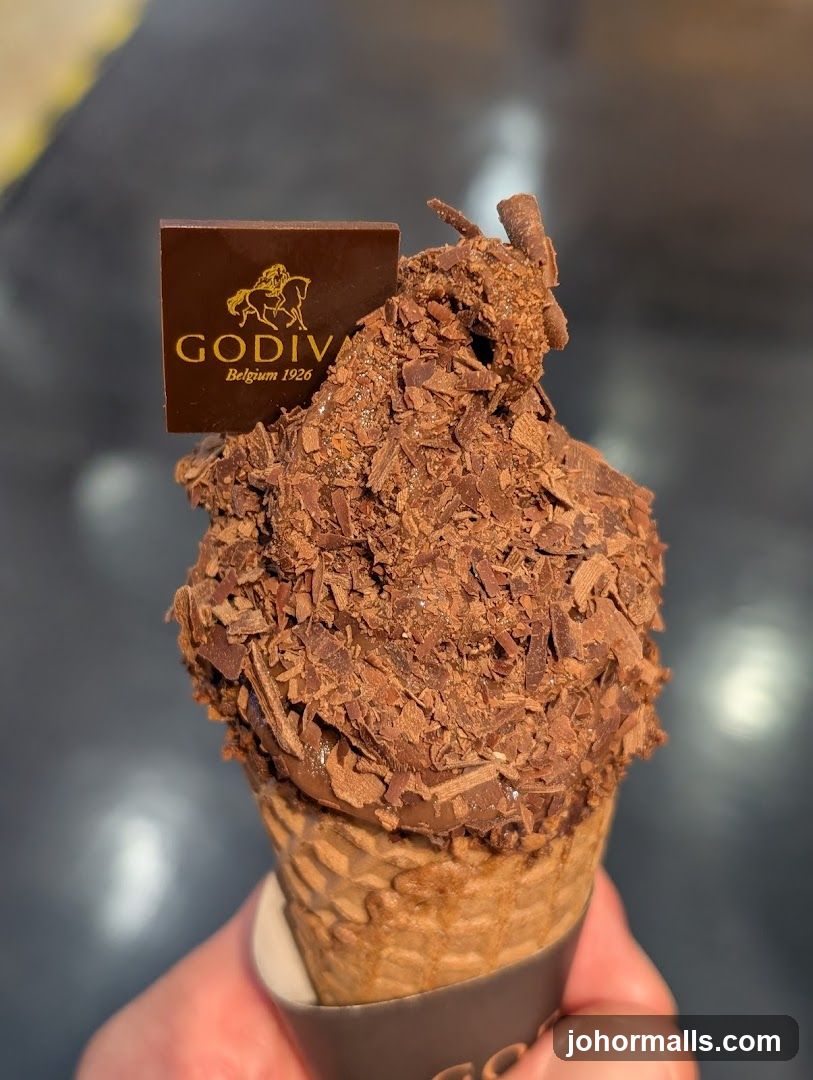 Chocolate Ice Cream Cone