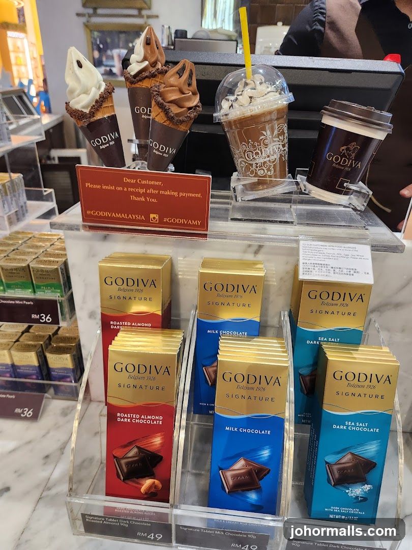 Godiva Chocolate Display