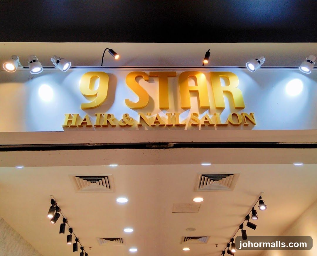 9 Star Hair & Nail Salon Sign