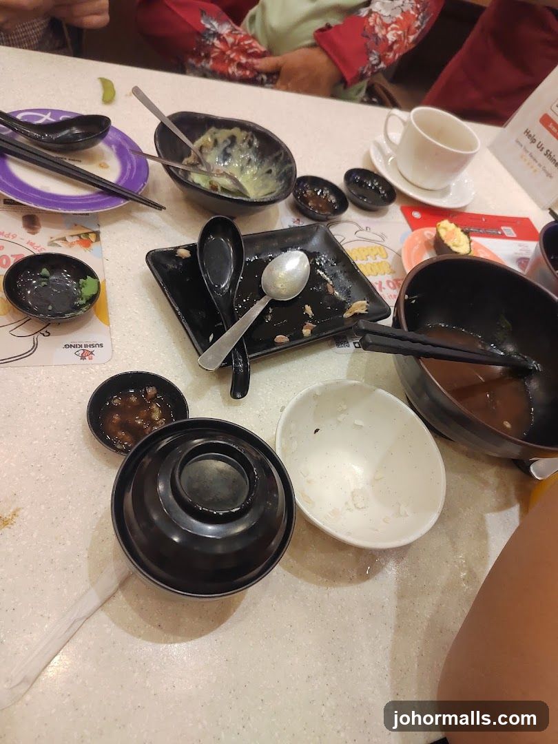 Messy Table After Meal