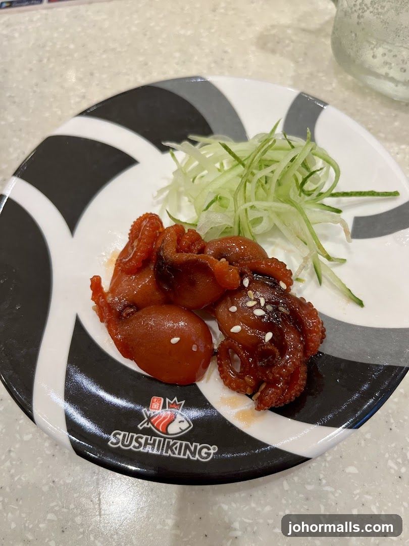 Sushi King Plate with Baby Octopus
