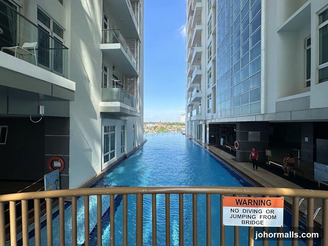 Infinity Pool Between Two Buildings