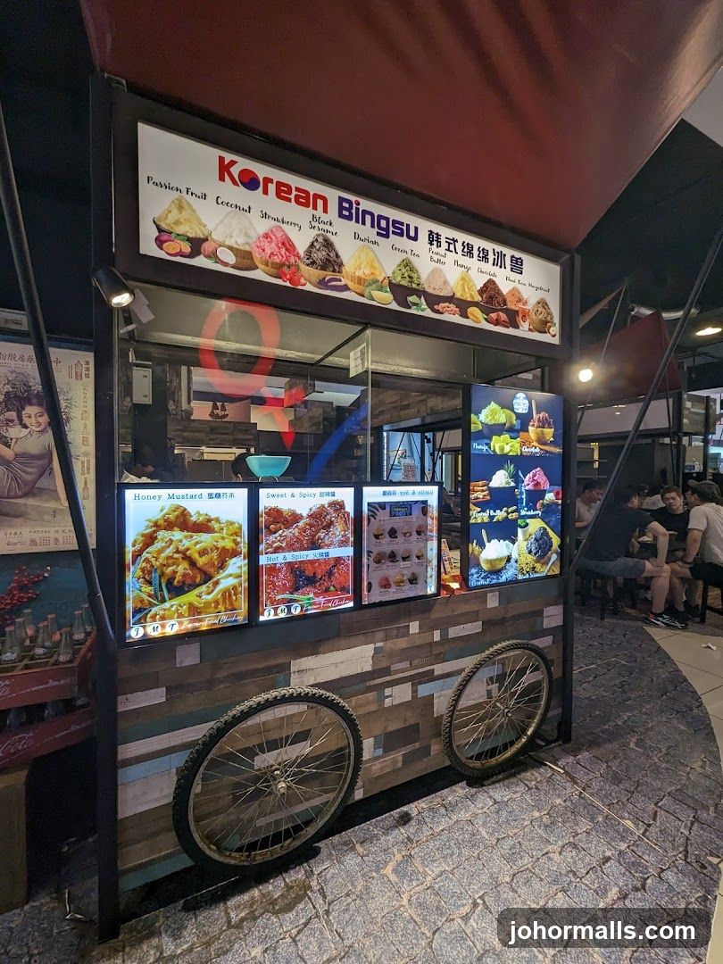 Korean Bingsu and Fried Chicken Stand