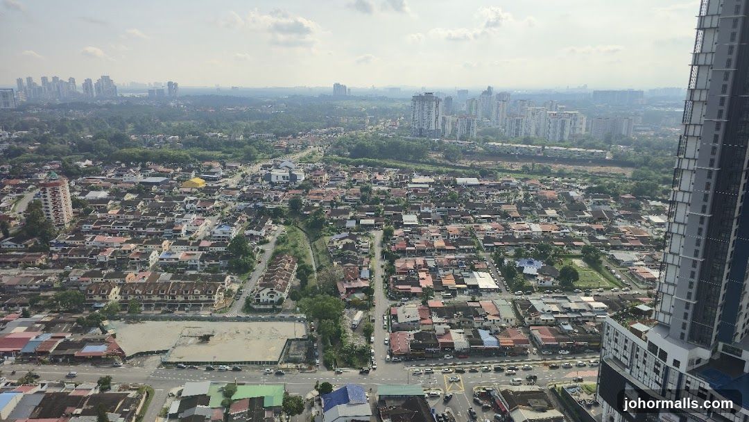 Aerial View of a Suburban Cityscape
