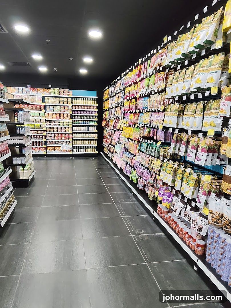Aisle in a grocery store