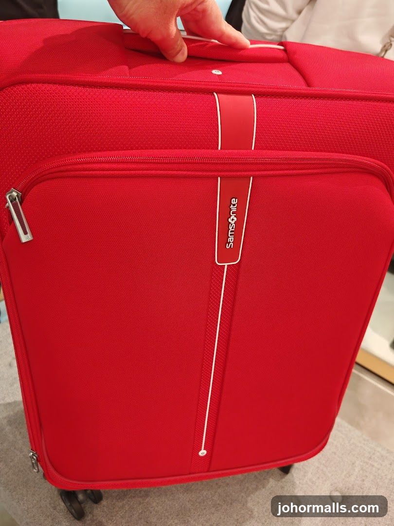 Red Samsonite Suitcase